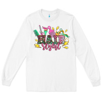 White hair stylist Long Sleeve Tee - texasbilliewilder
