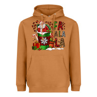 Meerkat fa la la la la christmas santa claus coffee cup Heavyweight Hoodie - FaDigitalArtStudio