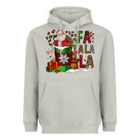 Moon Dust fa la la la la christmas santa claus coffee cup Heavyweight Hoodie - FaDigitalArtStudio