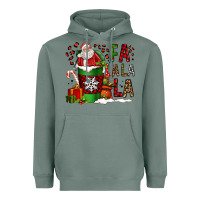 Sage fa la la la la christmas santa claus coffee cup Heavyweight Hoodie - FaDigitalArtStudio