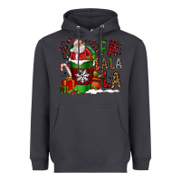 Smoke fa la la la la christmas santa claus coffee cup Heavyweight Hoodie - FaDigitalArtStudio