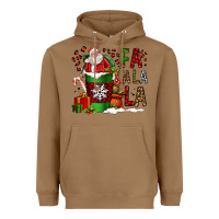 Toasted Coconut fa la la la la christmas santa claus coffee cup Heavyweight Hoodie - FaDigitalArtStudio