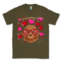 Army Green valentine's day toy poodle Classic Tee - RanaPortraitStore