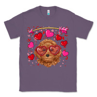 Lavender valentine's day toy poodle Classic Tee - RanaPortraitStore