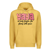 Antique Gold yaya in every season, she shines with grace Premium Hoodie - MaliasSmallBusiness