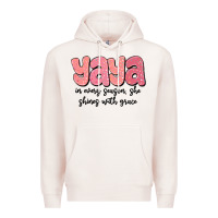 Pale Pink yaya in every season, she shines with grace Premium Hoodie - MaliasSmallBusiness