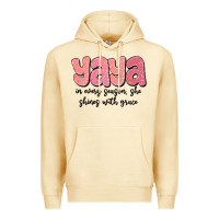 Pina Colada yaya in every season, she shines with grace Premium Hoodie - MaliasSmallBusiness