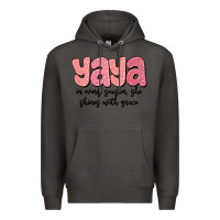 Smoke yaya in every season, she shines with grace Premium Hoodie - MaliasSmallBusiness