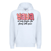 White yaya in every season, she shines with grace Premium Hoodie - MaliasSmallBusiness