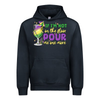 Navy if i'm not on the floor pour me one more Urban Hoodie - MaliasSmallBusiness