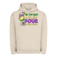 Pigment French Oak if i'm not on the floor pour me one more Urban Hoodie - MaliasSmallBusiness
