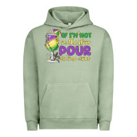 Pigment Oil Green if i'm not on the floor pour me one more Urban Hoodie - MaliasSmallBusiness