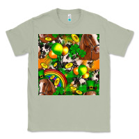 Matcha St. Patrick's Day Horse With Balloons Classic Tee - FaDigitalArtStudio