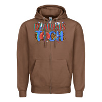 Chestnut dialysis tech Zipper Hoodie - texasbilliewilder