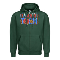 Sports Green dialysis tech Zipper Hoodie - texasbilliewilder