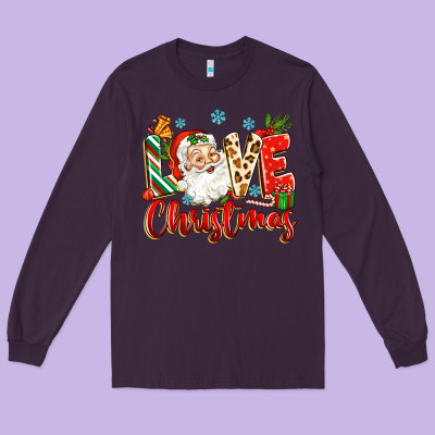 Long Sleeve Tee love christmas