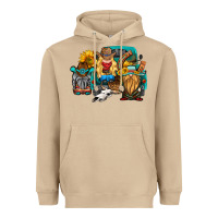 Mushroom western Truck with gnomes Heavyweight Hoodie - HRA Design Shop