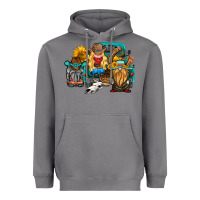 Storm western Truck with gnomes Heavyweight Hoodie - HRA Design Shop