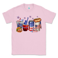Bubblegum Pink 4th of july coffee cups Classic Tee - texasbilliewilder
