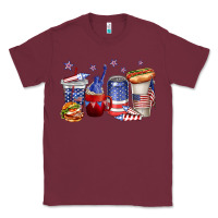 Burgundy 4th of july coffee cups Classic Tee - texasbilliewilder
