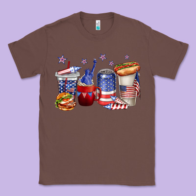 Classic Tee 4th of july coffee cups
