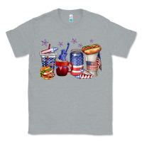 Heather Grey 4th of july coffee cups Classic Tee - texasbilliewilder