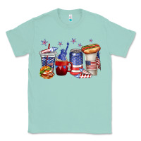 Seafoam 4th of july coffee cups Classic Tee - texasbilliewilder