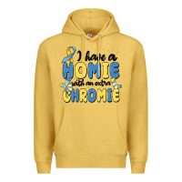 Antique Gold i have homie with an extra chromie Premium Hoodie - MaliasSmallBusiness