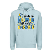 Blue Mist i have homie with an extra chromie Premium Hoodie - MaliasSmallBusiness