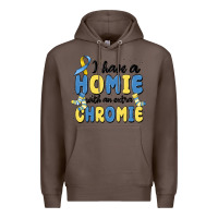 Coffee i have homie with an extra chromie Premium Hoodie - MaliasSmallBusiness
