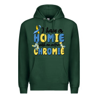 Sports Green i have homie with an extra chromie Premium Hoodie - MaliasSmallBusiness