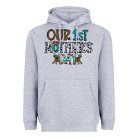 Heather Grey our 1 st mother's day Heavyweight Hoodie - CowhideDigitalArt