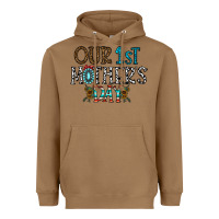 Toasted Coconut our 1 st mother's day Heavyweight Hoodie - CowhideDigitalArt
