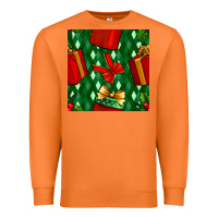 Carrot christmas surprise gift box seamless pattern Premium Sweatshirt - BundleAndBundleShop