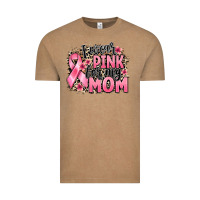 Vintage Coffee i wear pink for my mom Vintage Tee - BarkalooDesign
