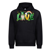 Black love st. patricks day gnome Urban Hoodie - MaliasSmallBusiness