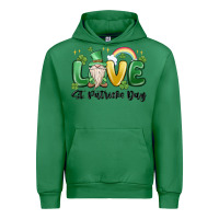 Emerald love st. patricks day gnome Urban Hoodie - MaliasSmallBusiness