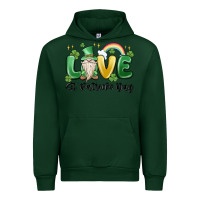 Forest Green love st. patricks day gnome Urban Hoodie - MaliasSmallBusiness