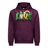 Mauve Wine love st. patricks day gnome Urban Hoodie - MaliasSmallBusiness