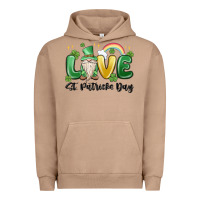 Pigment Burro love st. patricks day gnome Urban Hoodie - MaliasSmallBusiness