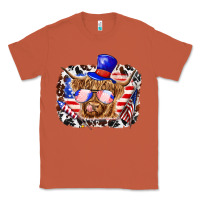 Copper 4th of july cow Classic Tee - texasbilliewilder
