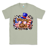 Matcha 4th of july cow Classic Tee - texasbilliewilder