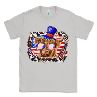 Moon Dust 4th of july cow Classic Tee - texasbilliewilder
