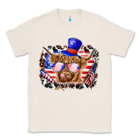 Natural 4th of july cow Classic Tee - texasbilliewilder
