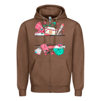 Chestnut custom name nurse Zipper Hoodie - texasbilliewilder