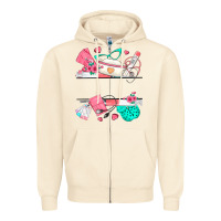 Sandshell custom name nurse Zipper Hoodie - texasbilliewilder