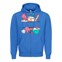 True Royal custom name nurse Zipper Hoodie - texasbilliewilder