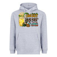 Heather Grey sweet summer time pineapple Heavyweight Hoodie - RacoonDesign
