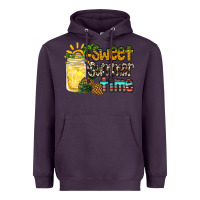 Plum sweet summer time pineapple Heavyweight Hoodie - RacoonDesign