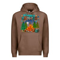 Chestnut happy camper Premium Hoodie - MaliasSmallBusiness